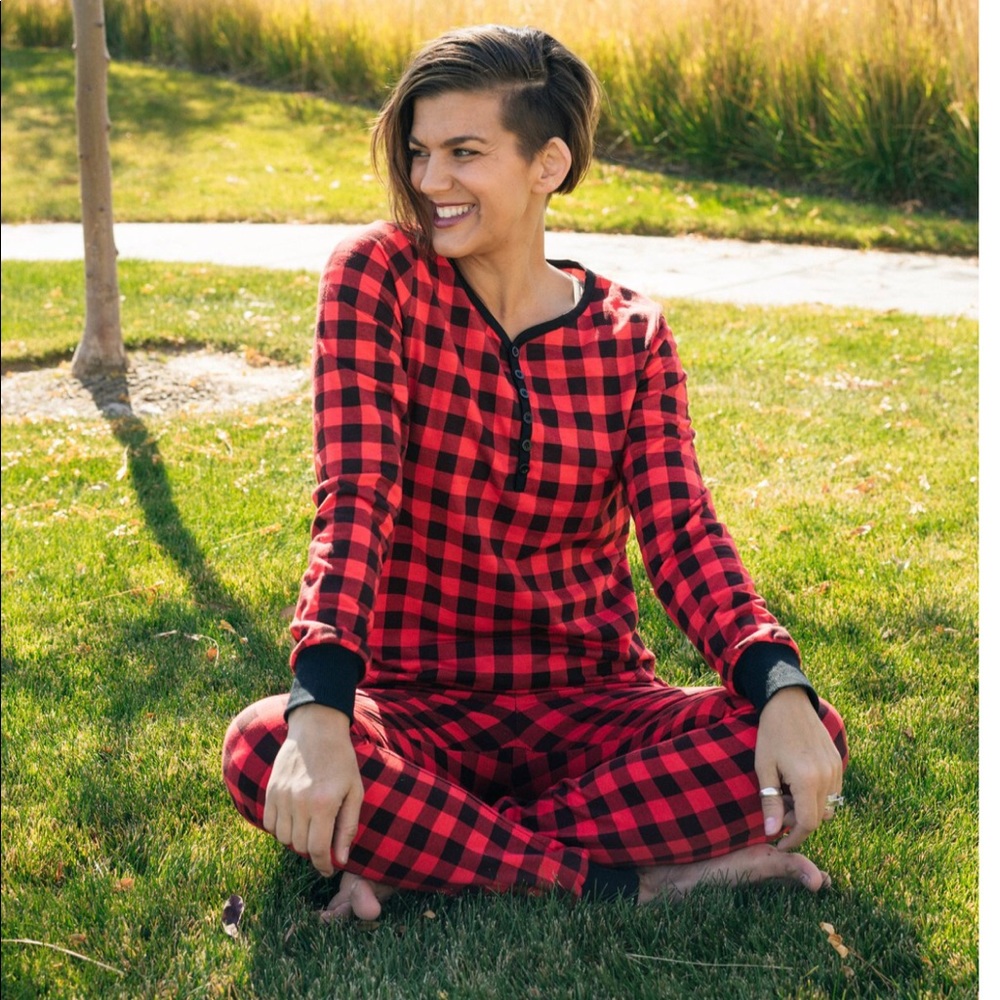 Red/Black buffalo plaid pajama set